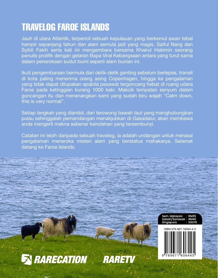 PRE ORDER: TRAVELOG FAROE ISLANDS by SAIFUL NANG, SYIBLI FAKIH & KHAIRUL HAKIMIN MUHAMMAD